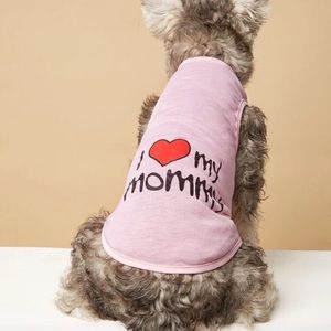 I love mommy dog outfit